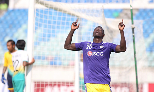Hà Nội thắng đậm trên sân CLB Myanmar tại AFC Cup