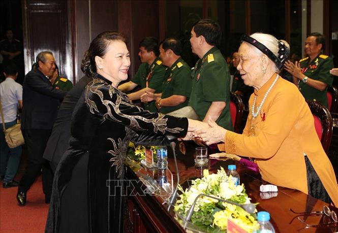 Chủ tịch Quốc hội Nguyễn Thị Kim Ngân dự chương trình giao lưu "Tri ân đồng đội"