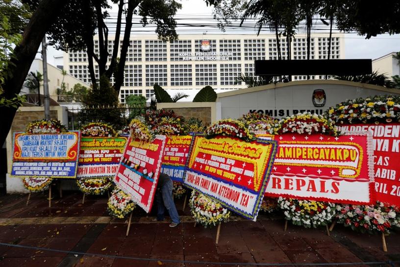 Indonesia: Trong thời gian kiểm phiếu, 270 người chết vì kiệt sức