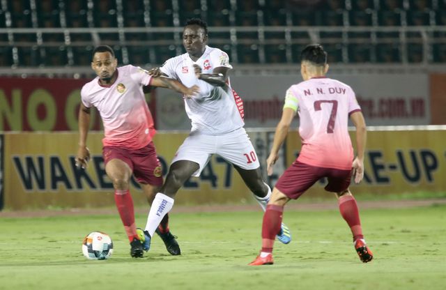 Sài Gòn FC đánh bại Hải Phòng trong trận cầu không pháo sáng