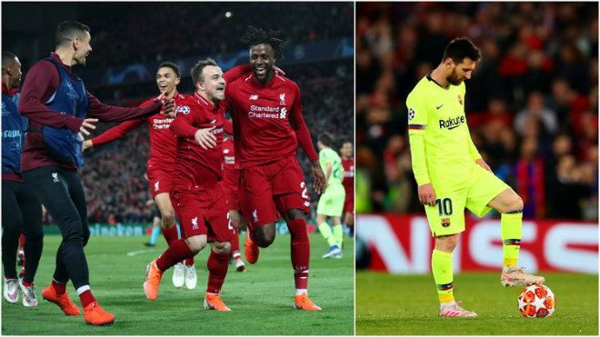 Liverpool đá bay Barca: Triệu fan Ronaldo hả hê, chê Messi thiếu bản lĩnh