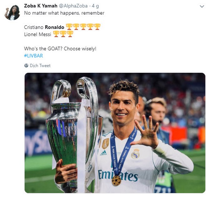 Liverpool đá bay Barca: Triệu fan Ronaldo hả hê, chê Messi thiếu bản lĩnh