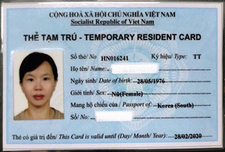 Thủ tục xin cấp thẻ tạm trú cho người nước ngoài là con của công dân Việt Nam