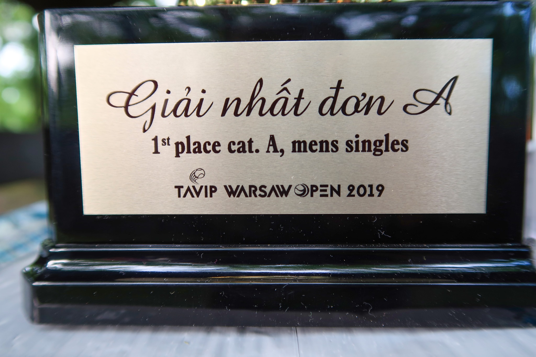 Câu lạc bộ Tennis tổ chức chúc mừng hai VĐV đã đoạt chức vô địch Giải TAVIP Tennis Open 2019 tại Ba Lan