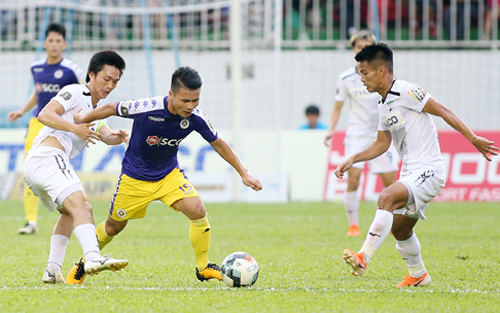 HAGL và Hà Nội bất phân thắng bại tại V-League