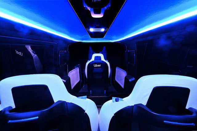 Cận cảnh nội thất taxi bay chở khách đầu tiên của Uber