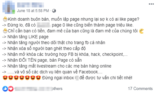 Facebook khuyến cáo nguy cơ mất tài khoản vì mua Like ảo