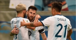 Đội hình mạnh nhất Argentina đấu Brazil: Đầu tàu Messi