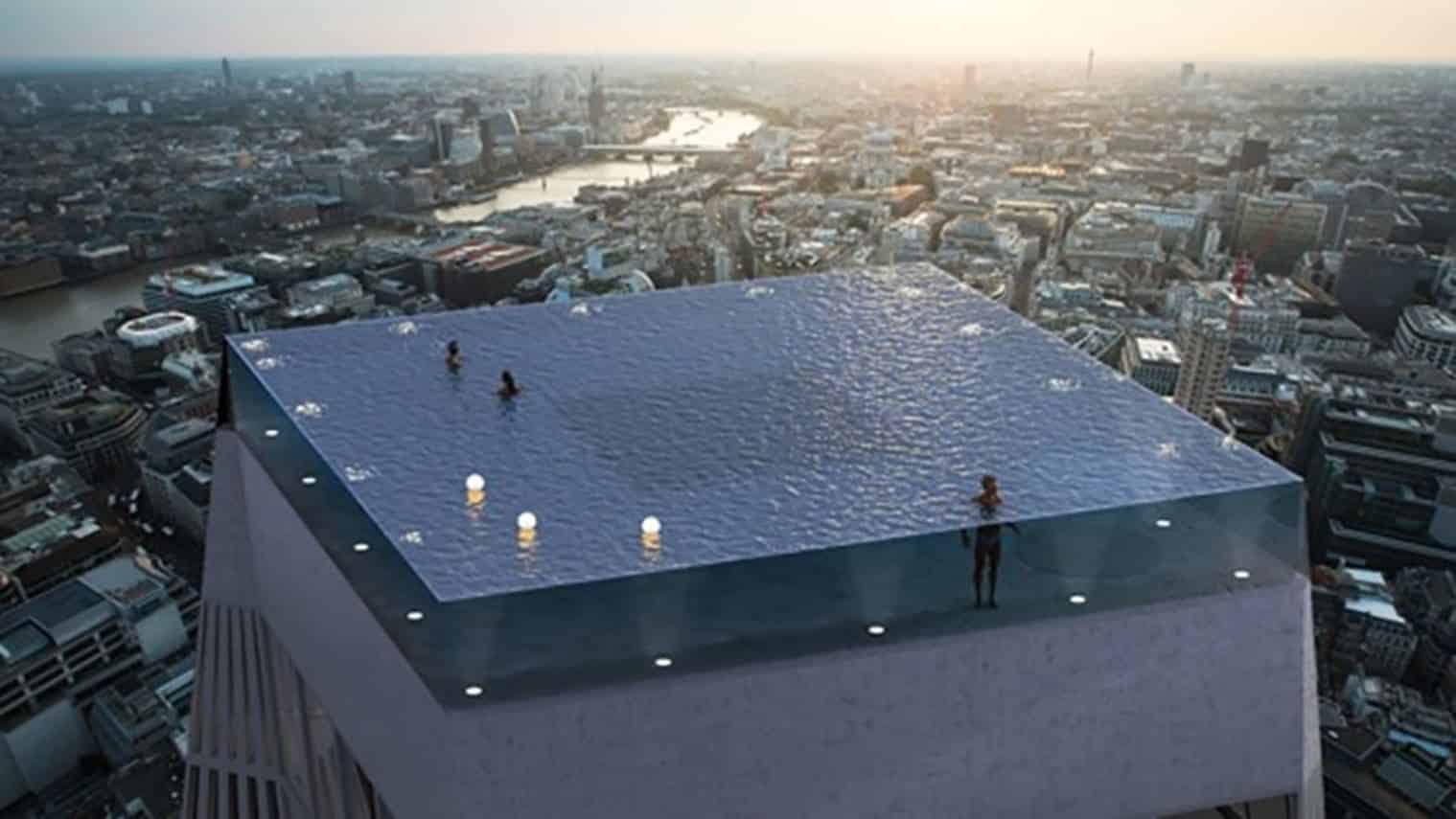 Bể bơi “vô cực” 360 độ sẽ được xây ở London
