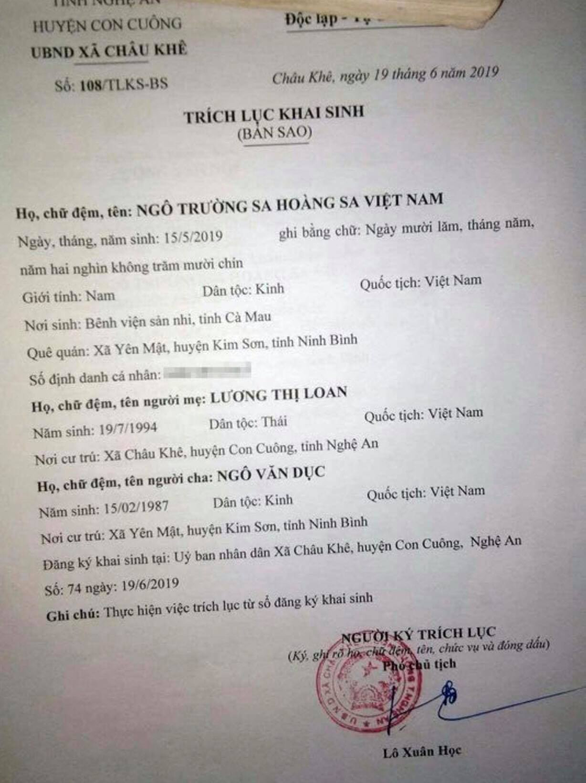 Hai anh em ruột mang tên Hoàng Sa Trường Sa Việt Nam, Trường Sa Hoàng Sa Việt Nam