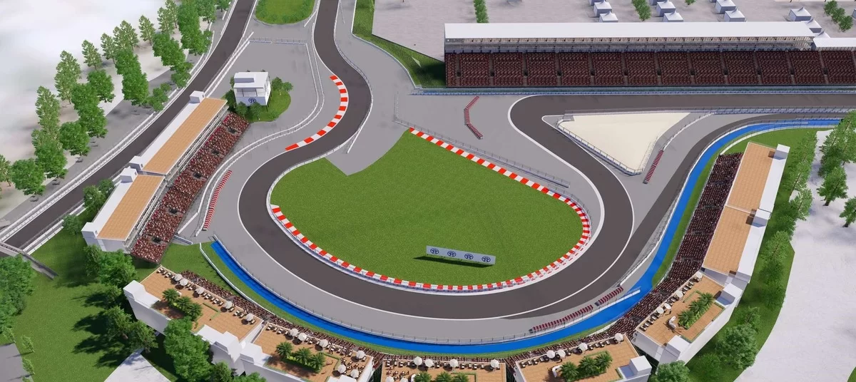 Phối cảnh những góc cua hiểm của Grand Prix Việt Nam