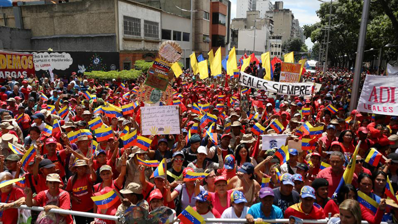 Venezuela: Hàng nghìn người biểu tình phản đối lệnh trừng phạt của Mỹ