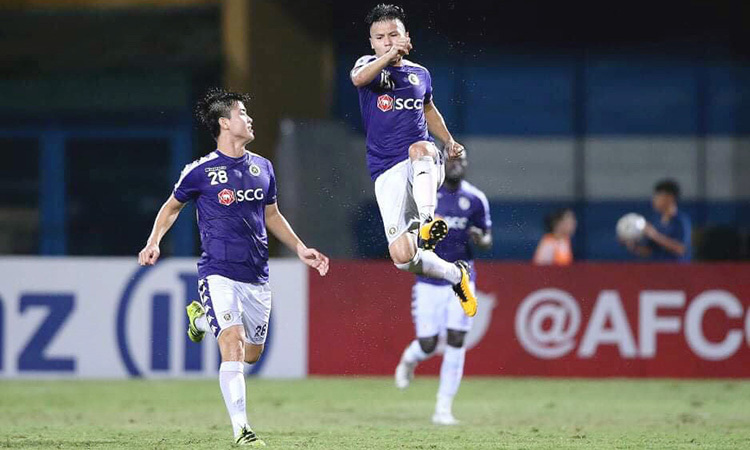 Hà Nội thắng lượt đi bán kết liên khu vực AFC Cup 2019