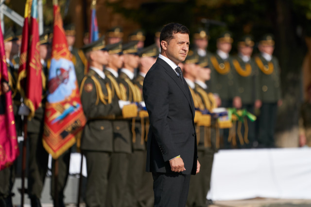 Ngày Quốc kỳ Ukraine: Phóng sự ảnh lễ thượng cờ tại thủ đô Kiev