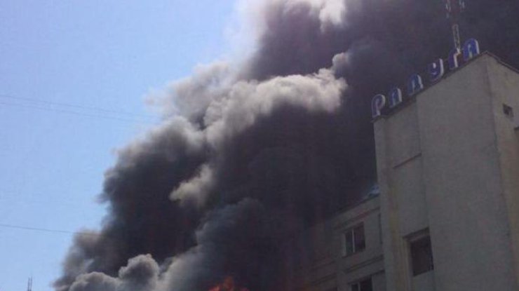 Odessa: Cháy lớn trong trung tâm giải trí của trẻ em tại Chernomork