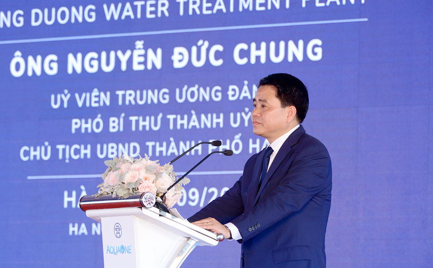 Khánh thành Nhà máy nước mặt Sông Đuống giai đoạn 1