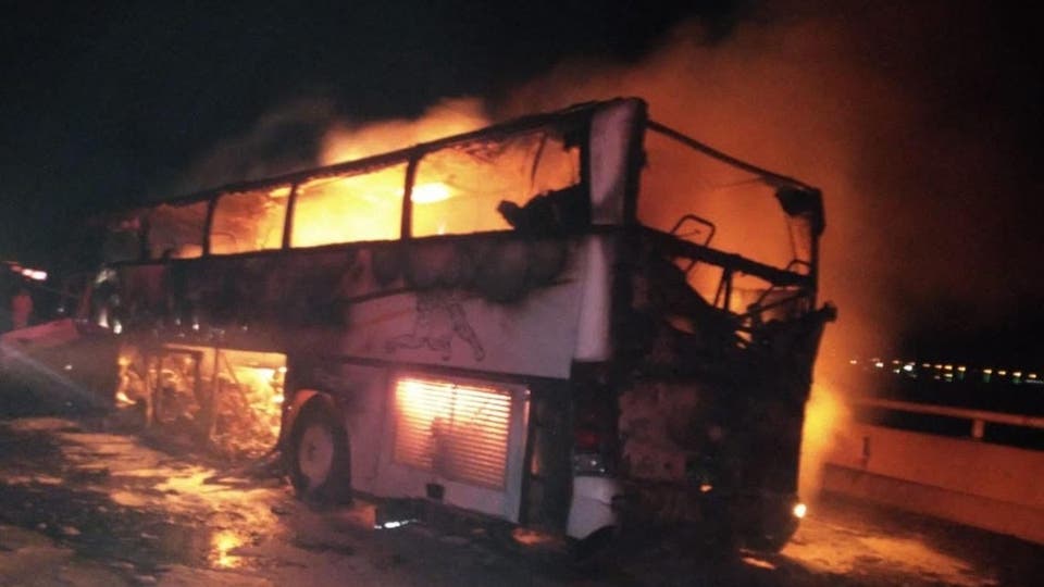 Tai nạn xe buýt thảm khốc ở Saudi Arabia, 35 người thiệt mạng