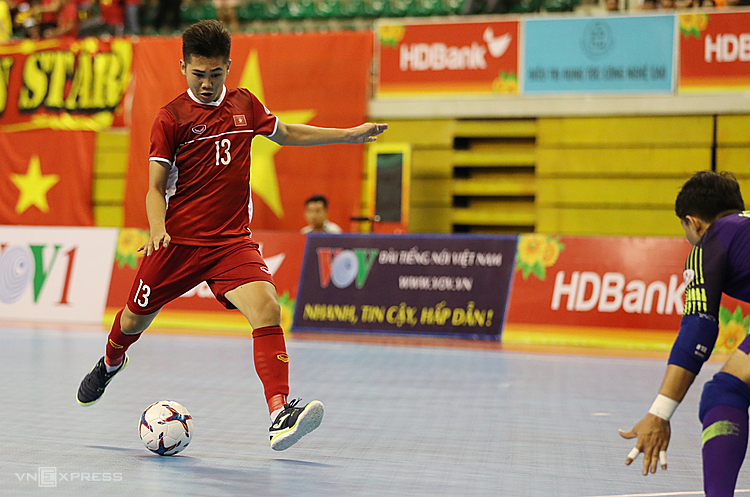 Việt Nam hoà Indonesia ở giải futsal Đông Nam Á