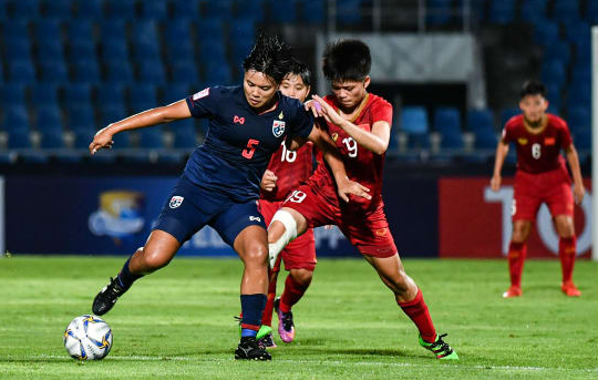 Việt Nam thắng Thái Lan ở giải U19 nữ châu Á