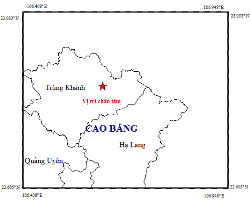 Động đất liên tiếp ở Cao Bằng, Hà Nội và nhiều tỉnh rung chấn