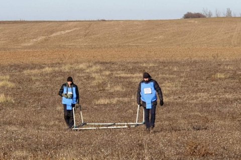 Năm 2019 tại những vùng được giải phóng Donbass, tháo dỡ bom mìn trên diện tích 250 hecta