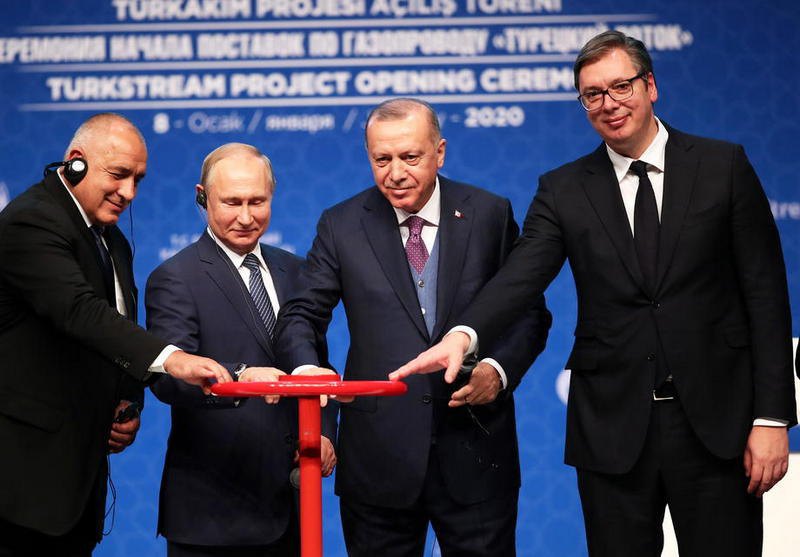 Putin và Erdogan chính thức đưa vào hoạt động "Dòng chảy Thổ nhĩ kỳ"