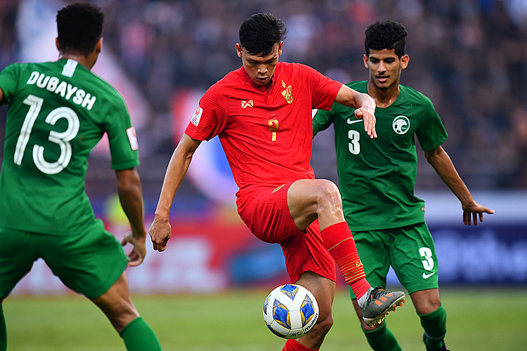 Thái Lan dừng bước ở tứ kết U23 châu Á