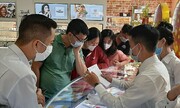 Chênh lệch giá mua bán vàng lên cả triệu đồng