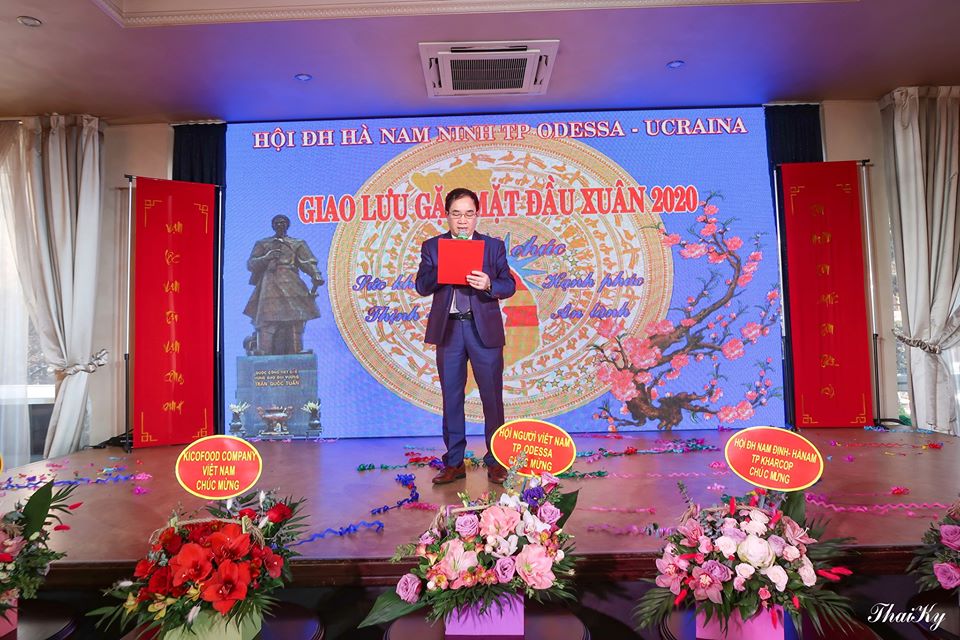 Giao lưu gặp gỡ xuân Canh Tý của hội đồng hương Hà Nam Ninh thành phố Odessa - Ucraina