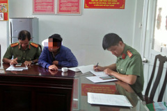 Công an Cần Thơ làm việc với thanh niên làm giả công văn cho học sinh nghỉ học
