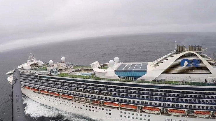 Trên tàu du lịch Grand Princess, nơi phát hiện ra corona virus, có 49 công dân Ukraine