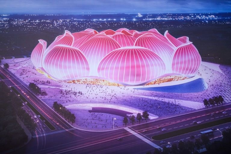 Alibaba xây dựng sân vận động bóng đá hình hoa sen tại Trung Quốc với giá 1,5 tỷ $