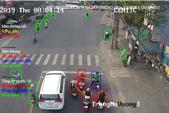 Sinh viên chế tạo hệ thống hỗ trợ giám sát khoảng cách phòng dịch Covid-19