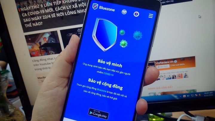 Ứng dụng Khẩu trang điện tử Bluezone – Bảo vệ mình, bảo vệ cộng đồng phòng chống COVID-19