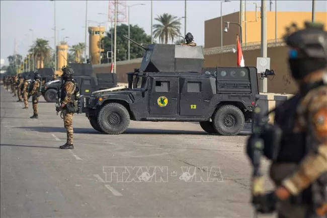 Rocket bắn vào khu vực gần Đại sứ quán Mỹ tại Baghdad