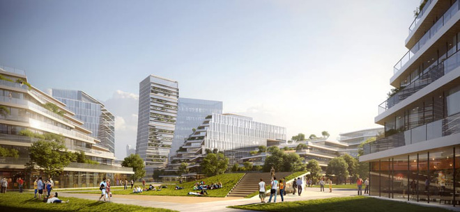 Dự án "thành phố tương lai" của ông lớn công nghệ Tencent: rộng 2 km vuông, không bóng ô tô, tận dụng phương tiện tự hành
