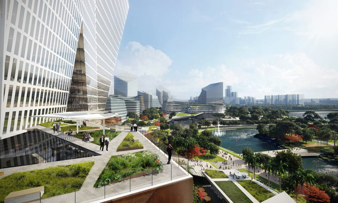 Dự án "thành phố tương lai" của ông lớn công nghệ Tencent: rộng 2 km vuông, không bóng ô tô, tận dụng phương tiện tự hành