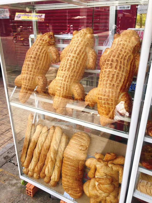 Bánh mì cá sấu khổng lồ gây "bão" mạng