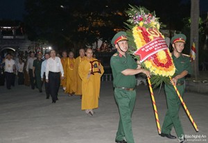 Đại lễ cầu siêu, tưởng niệm các anh hùng liệt sĩ