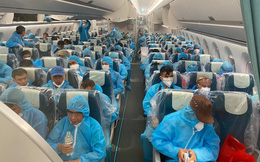 Chuyến bay đón 129 bệnh nhân Covid-19 từ Guinea Xích đạo hạ cánh an toàn