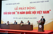 Phát động Giải báo chí ''75 năm Quốc hội Việt Nam''
